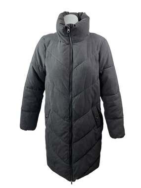 Vero Moda VMLIGA Liga Black Quilted High Neck Long Sleeve Puffer Coat Jacket XS
